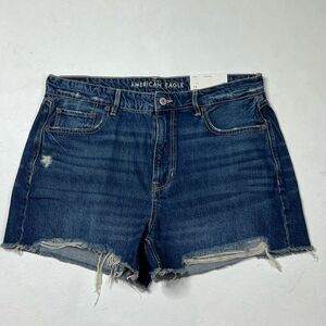 NWT American Eagle Outfitters Tomgirl Dark Blue Jean Shorts